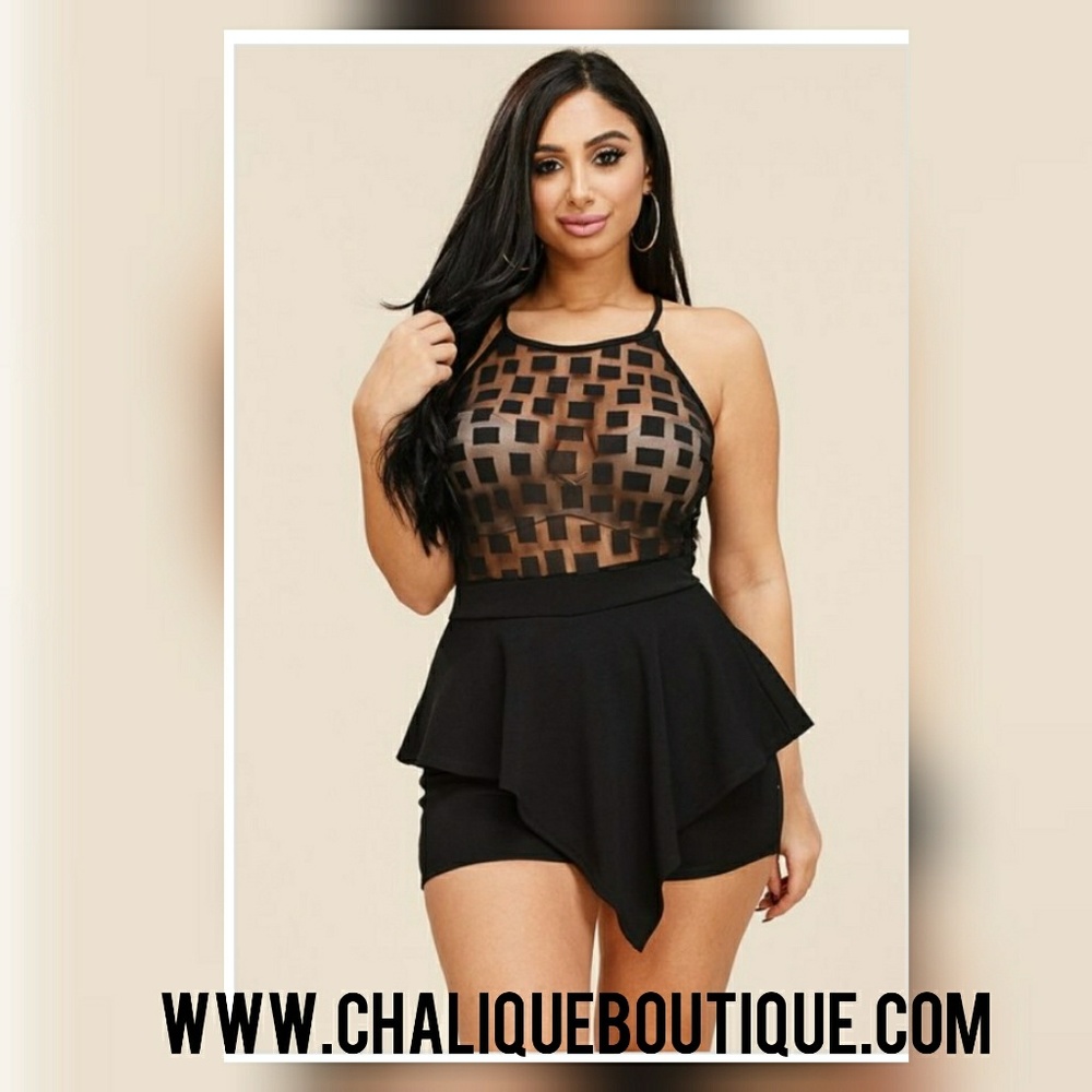 Sheer Romper
